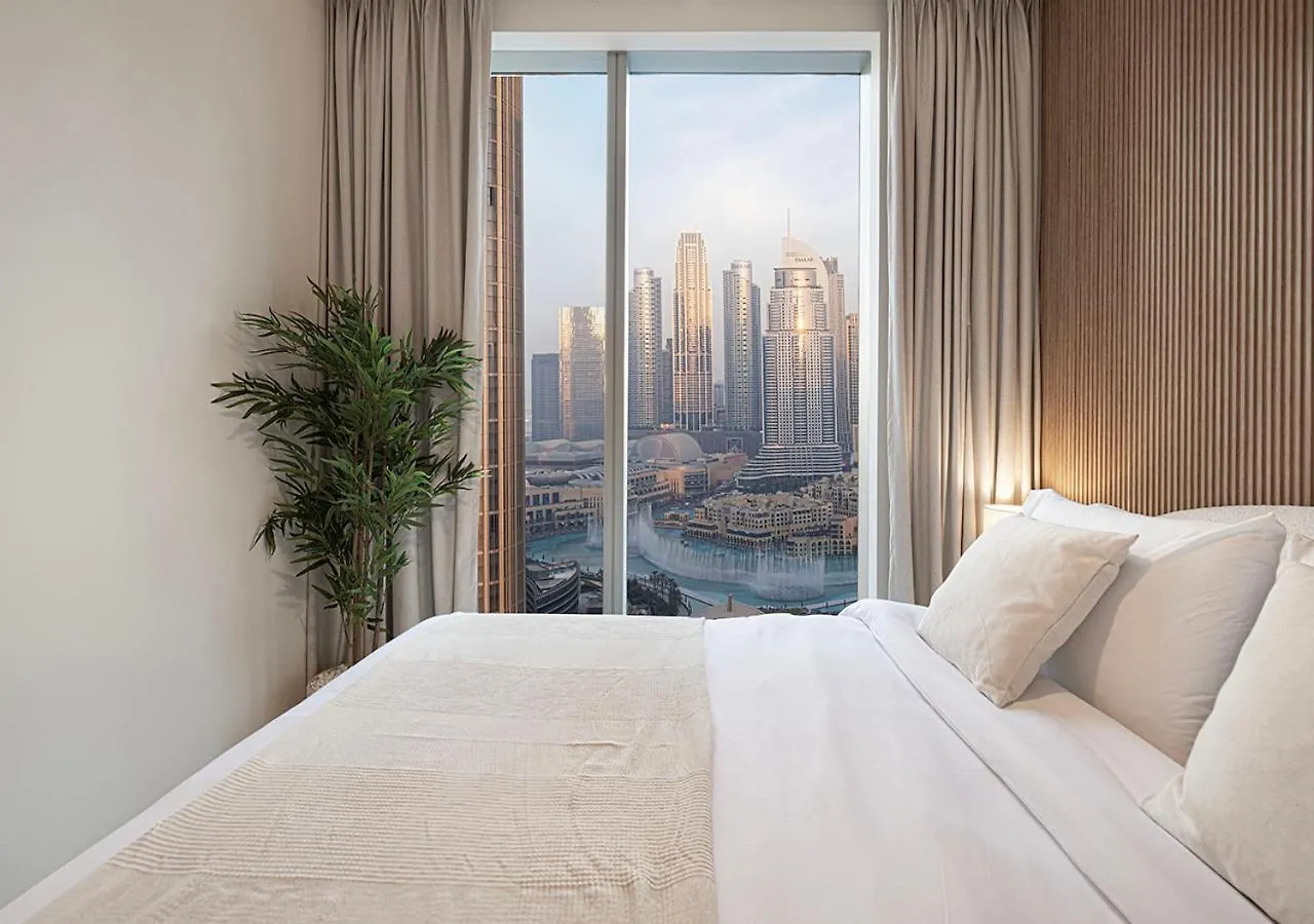 두바이 Downtown - 4Br - Burj Khalifa & Fountain View 아파트 0*,  아랍에미리트